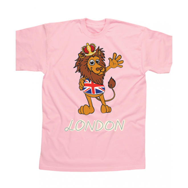 London Lion Pink T-Shirt