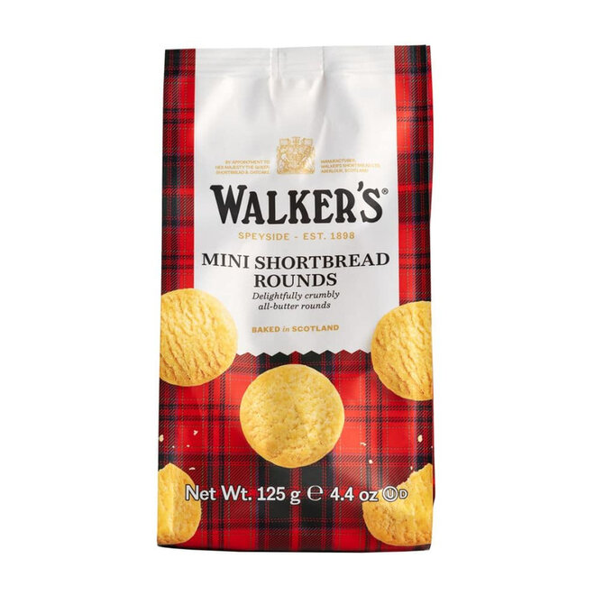 Walker's Mini Shortbread Rounds Bag