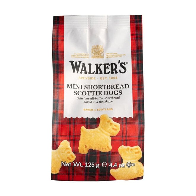 Walkers Mini Shortbread Scottie Dogs Bag