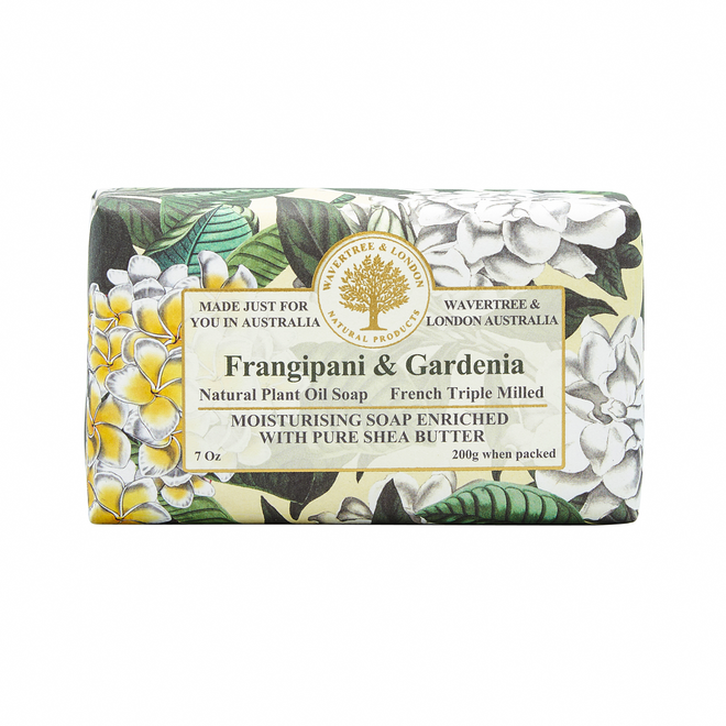 Wavertree & London Frangipani & Gardenia Bar Soap