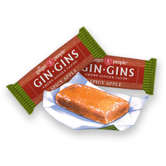 Gin Gins Spicy Apple Ginger Chews