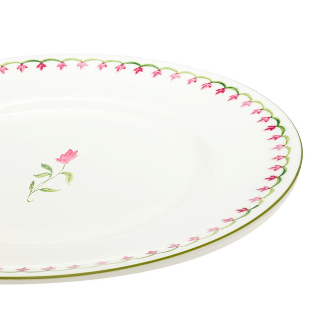 Nina Campbell Marguerite Pink Salad Plate