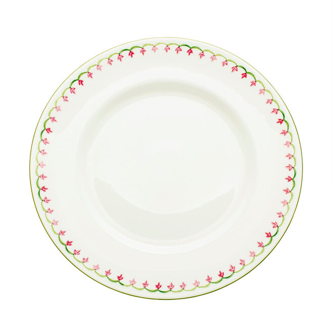 Nina Campbell Marguerite Pink Dinner Plate
