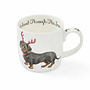 'Dachsund Through the Snow' Small Mug