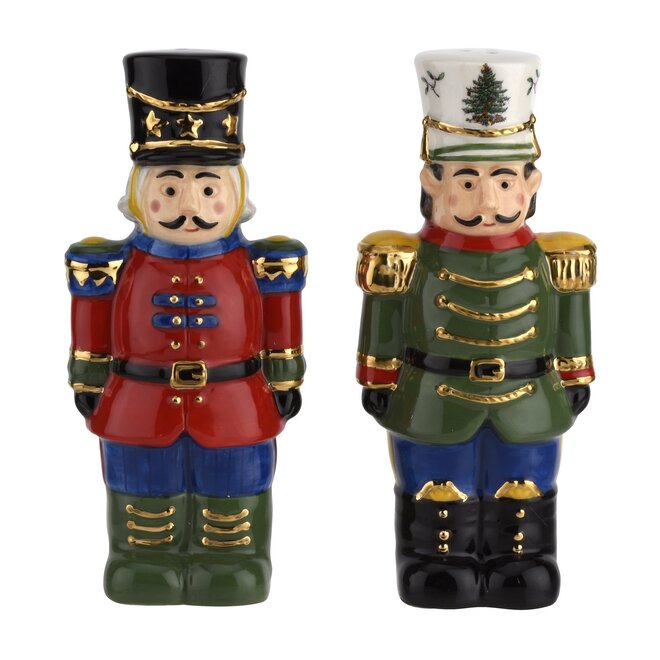 Christmas Tree Nutcracker Salt & Pepper