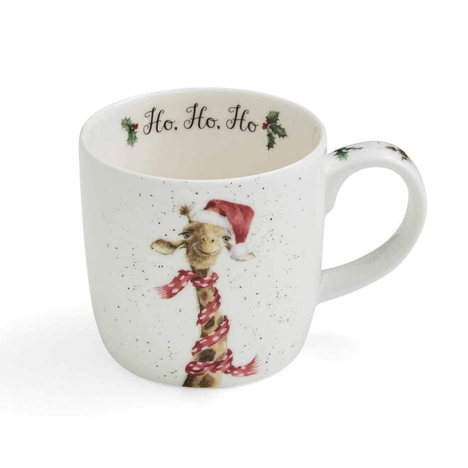 'Ho Ho Ho' Giraffe Small Mug