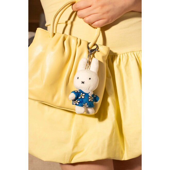 Miffy Blue Daisy Bag Charm