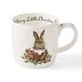 Merry Little Christmas Bunny Small Mug