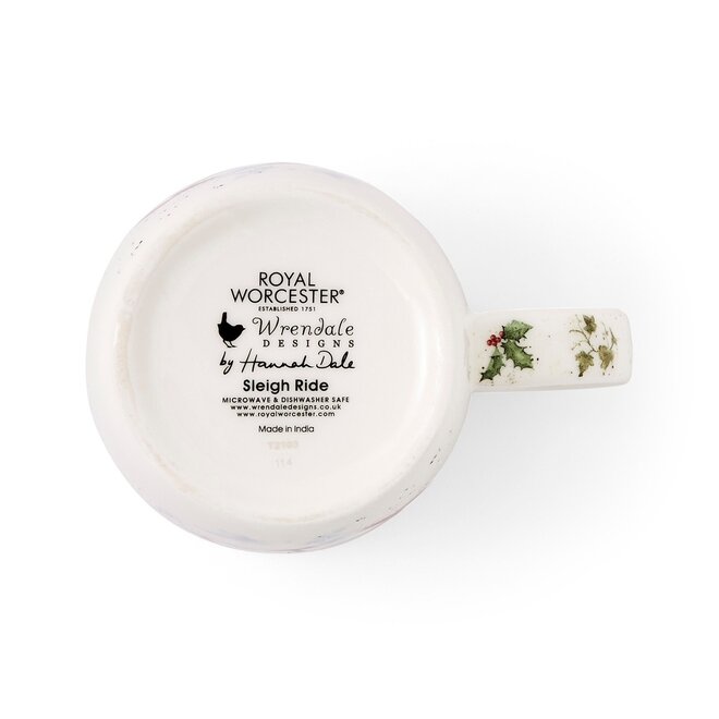 Sleigh Ride Fox Small Mug