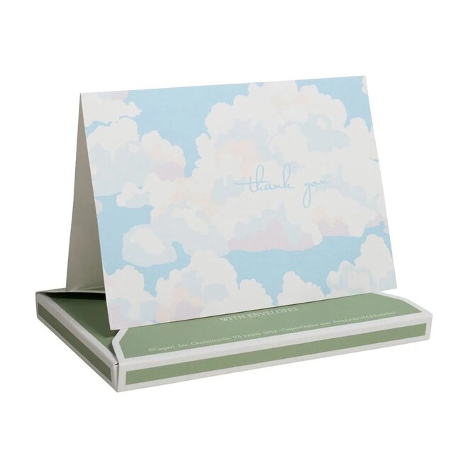 Blue Skies Thank You Boxed Cards