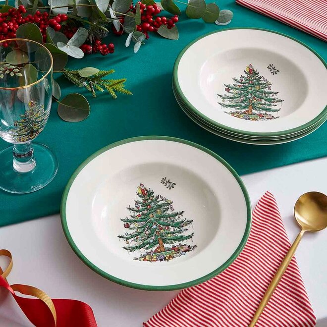 Christmas Tree Soup Plate