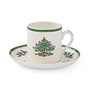 Christmas Tree Espresso Cup & Saucer Set