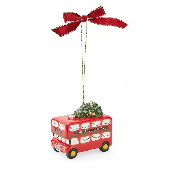 British Double Decker Bus Ornament
