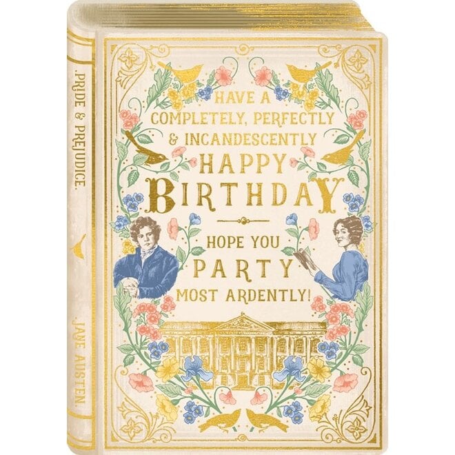 Pride & Prejudice Storybook Birthday Card