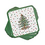 Christmas Tree Polka Dot Coasters