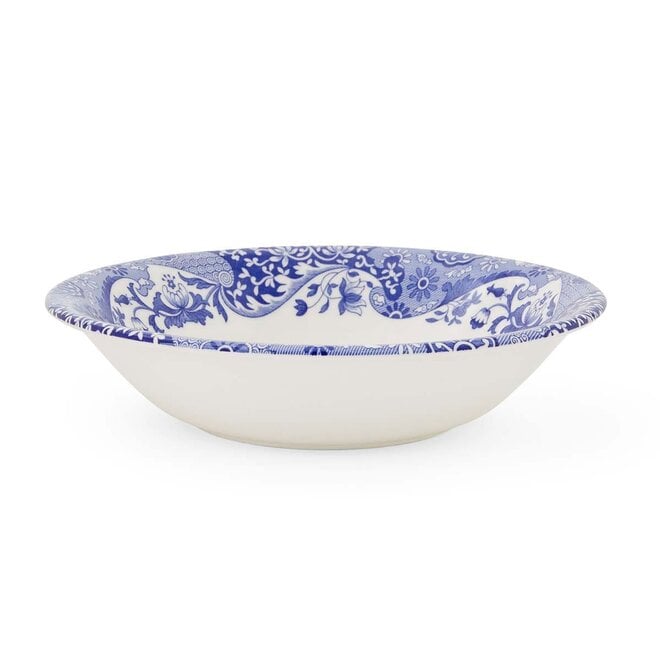 Blue Italian Christmas Tree Cereal Bowl