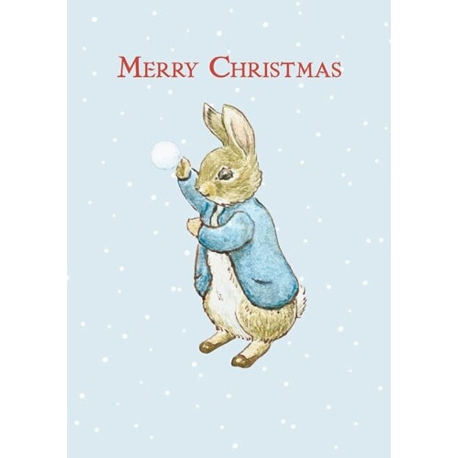 Merry Christmas Peter Rabbit Card