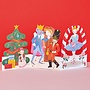 Nutcracker 3D Fold-out Christmas Card