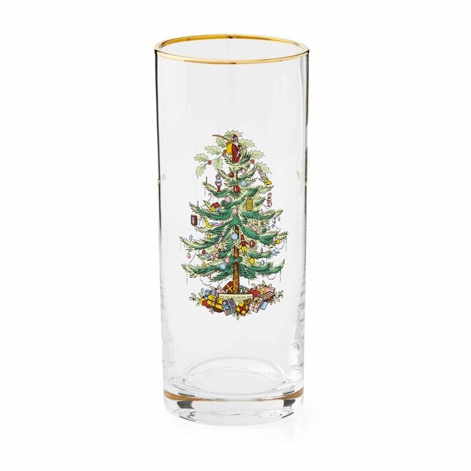 Christmas Tree Highball Glasses Set