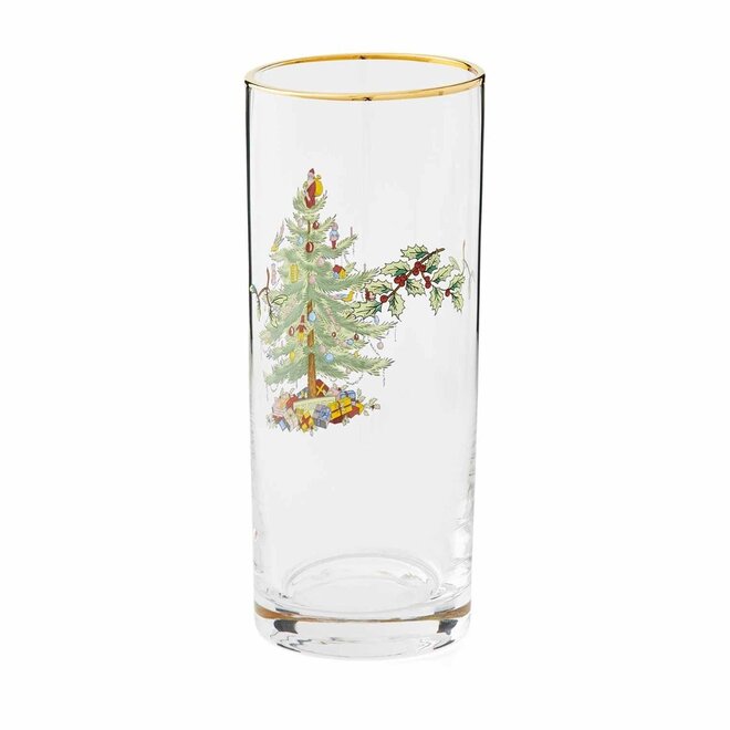 Christmas Tree Highball Glasses Set