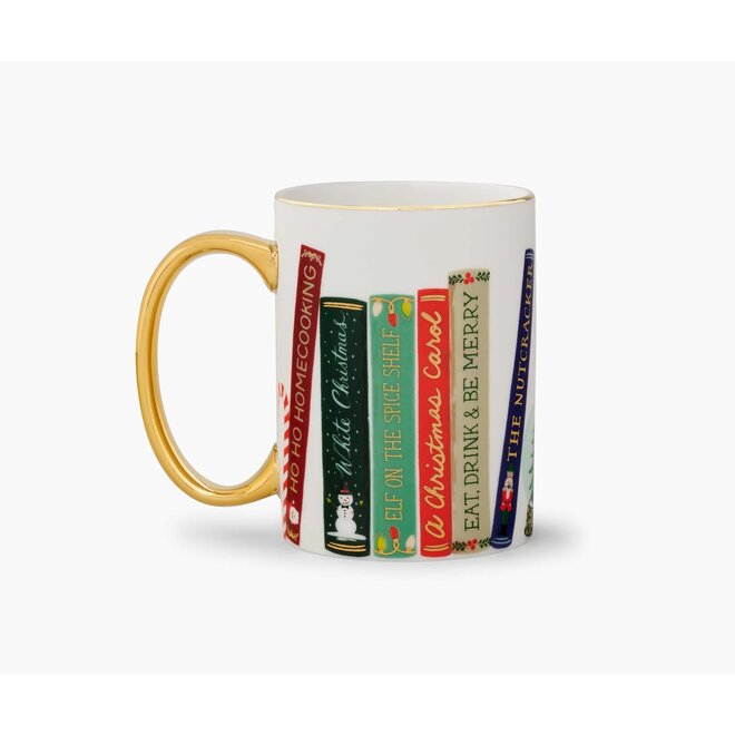 Festive Book Club Porcelain Mug
