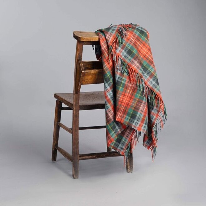 Caledonia Ancient Tartan Lambswool Blanket