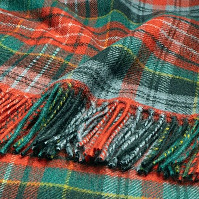 Caledonia Ancient Tartan Lambswool Blanket