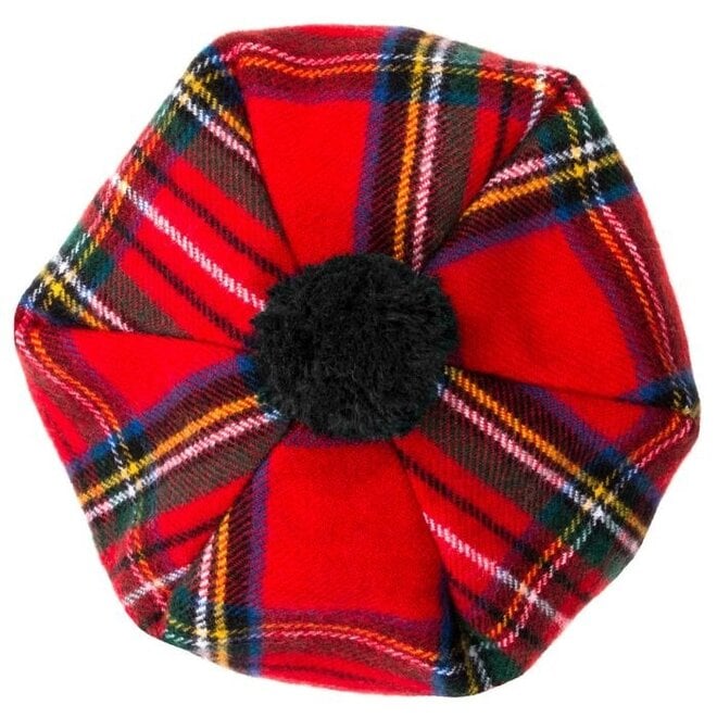Royal Stewart Tartan Brushed Wool Tam