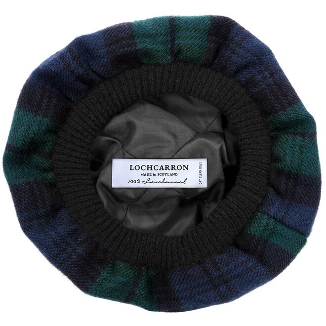 Black Watch Modern Tartan Brushed Wool Tam