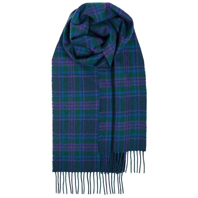 Bowhill Spirit of Scotland Modern Tartan Lambswool Scarf