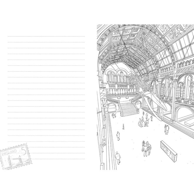 London: A Color Your Own Travel Journal