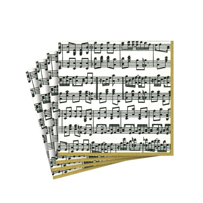 Musica Paper Cocktail Napkins