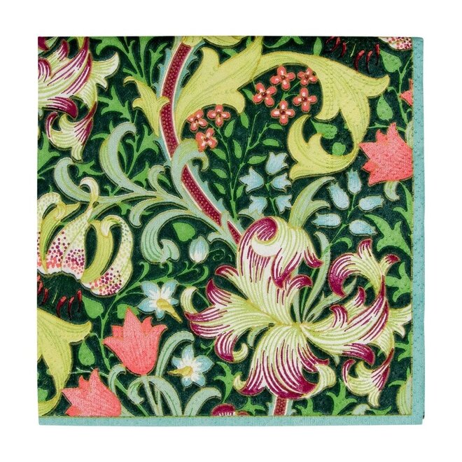 Golden Lily Cocktail Napkins