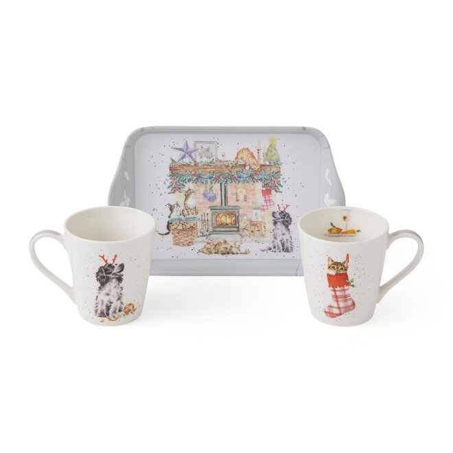 'No Place Like Home' Dog & Cat Mug & Tray Set