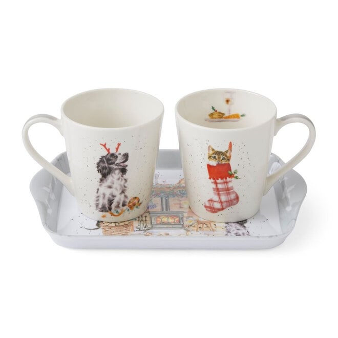 'No Place Like Home' Dog & Cat Mug & Tray Set