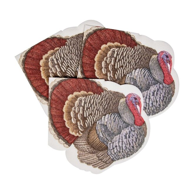 Die-Cut Turkey Napkins