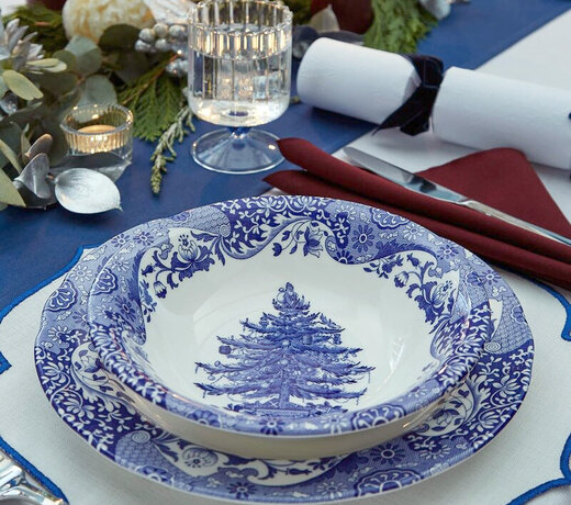 Spode Blue Italian Christmas Tree