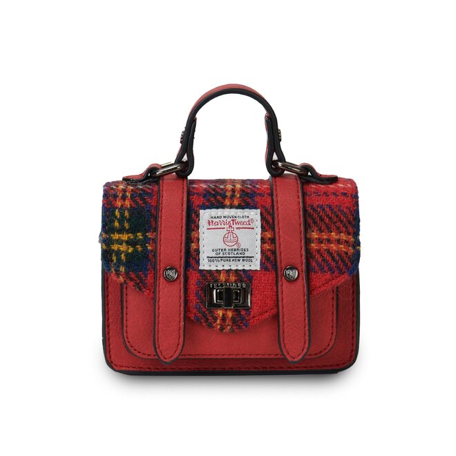 Harris Tweed Royal Stewart Tartan Wee Satchel