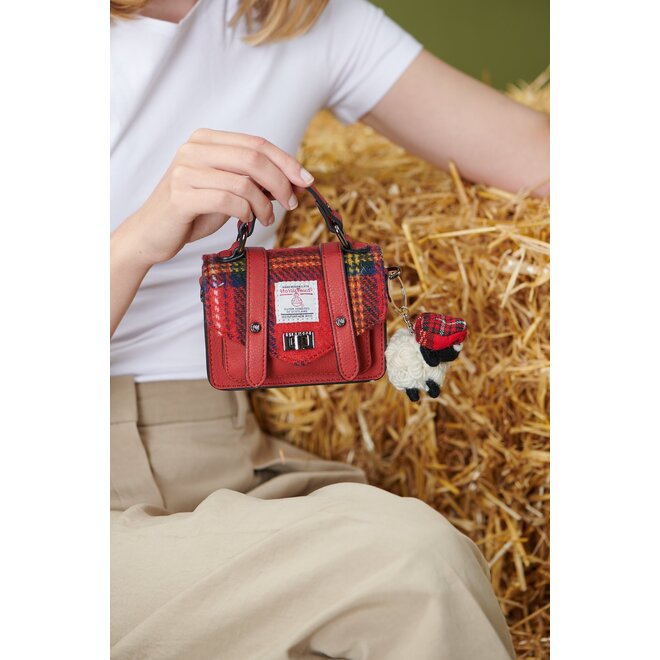 Harris Tweed Royal Stewart Tartan Wee Satchel