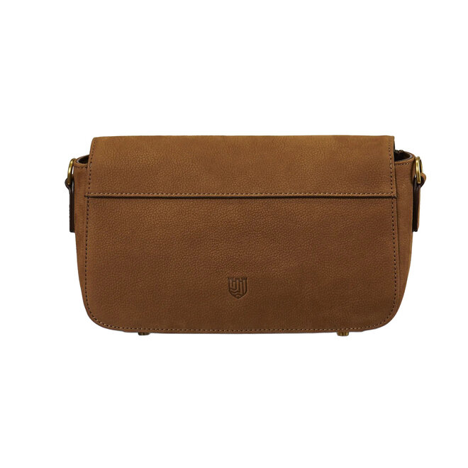 Harris Tweed Chestnut & Blue Tartan Caithness Clutch