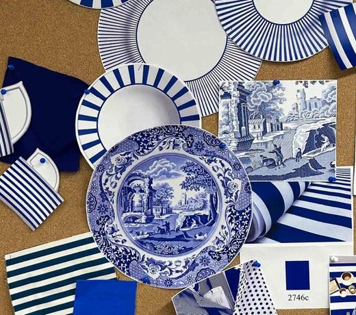 Spode Blue Italian, Brocato, Steccato, & Christmas Tree Collections