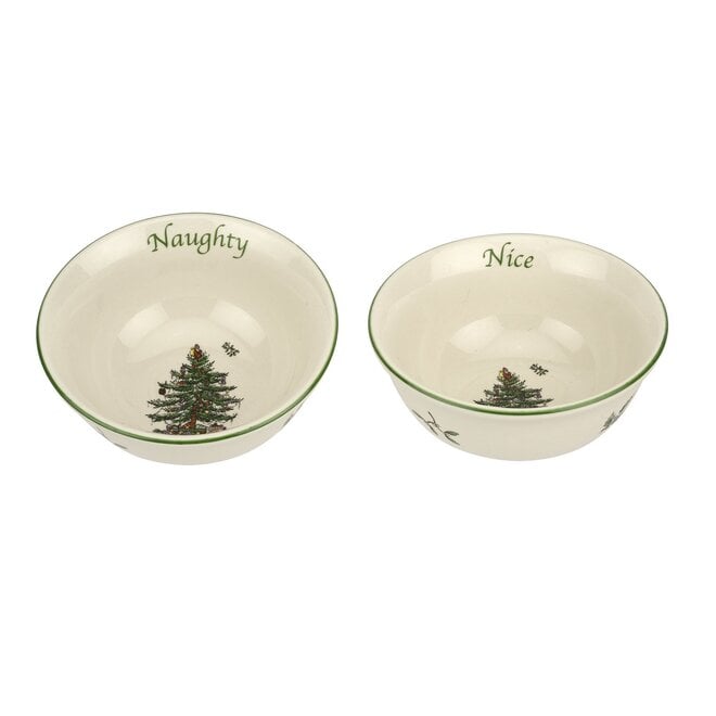 Christmas Tree Naughty & Nice Dip Bowls