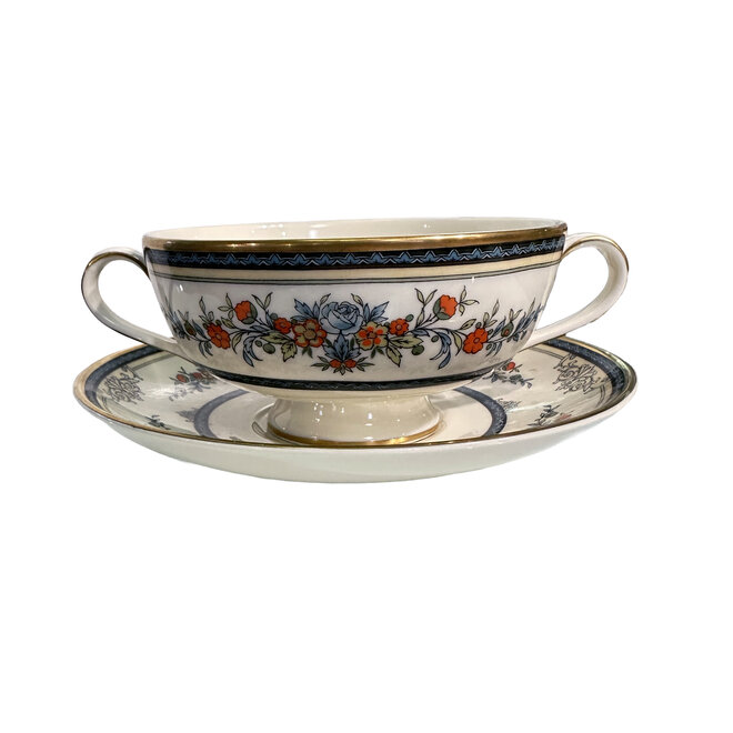 Minton Stanwood Soup Bowl & Saucer