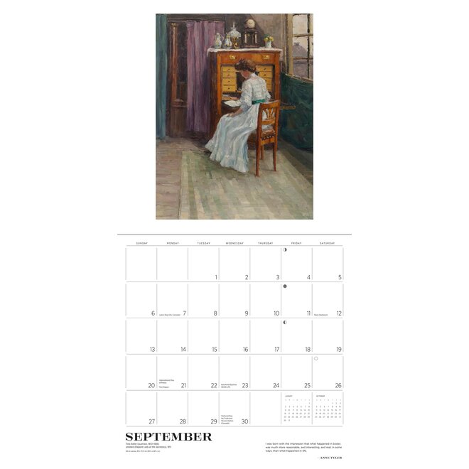 The Reading Woman 2026 Wall Calendar