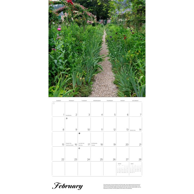 The Gardens at Giverny 2026 Wall Calendar