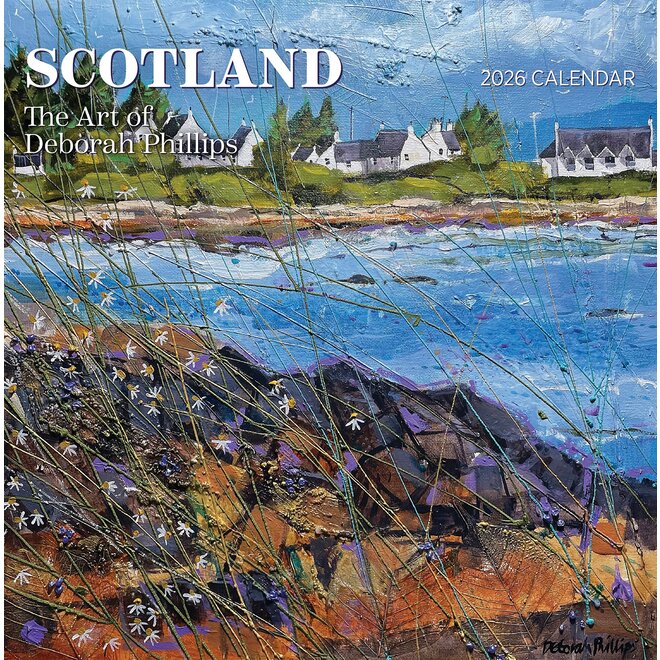 Scotland: The Art of Deborah Phillips 2026 Wall Calendar