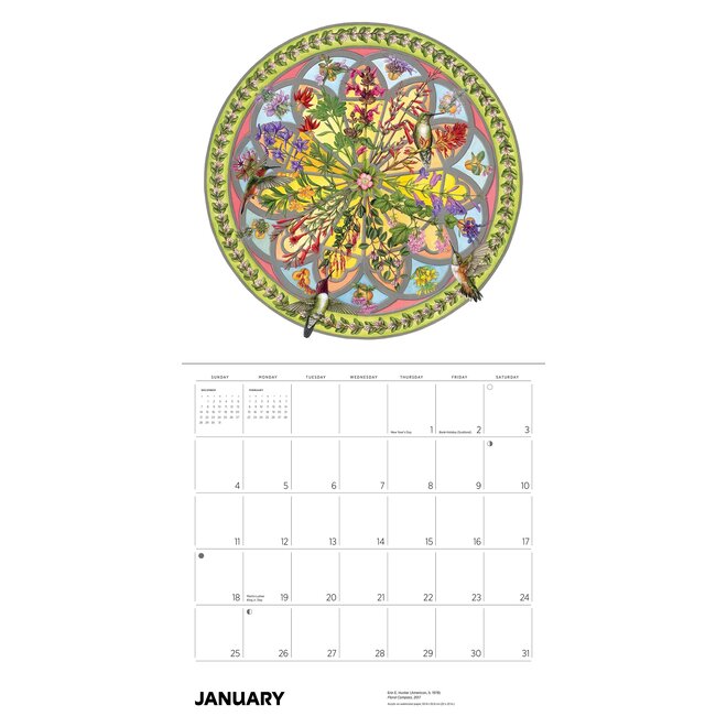 Pollinators 2026 Wall Calendar