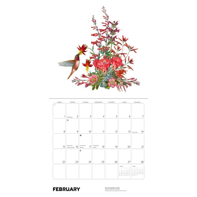 Pollinators 2026 Wall Calendar