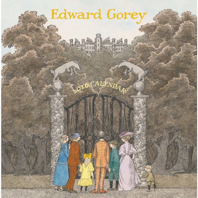 Edward Gorey 2026 Wall Calendar