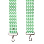 Green Hounds Tooth Strap